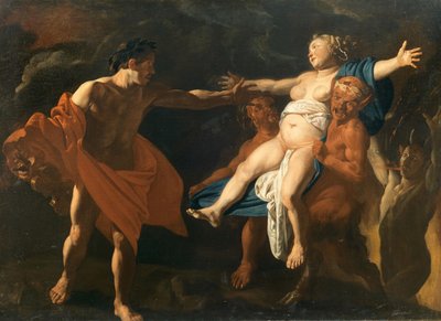 オルフェウスとエウリュディケー。 作： Claes Cornelisz. Moeyaert