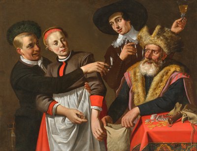 ライバル、17世紀前半.. 作： Claes Cornelisz. Moeyaert
