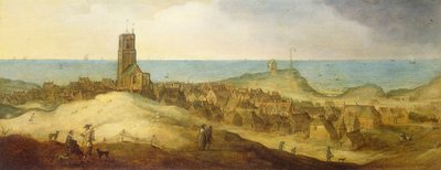 エグモンド修道院の眺め 作： Claes Jacobsz van der Heck