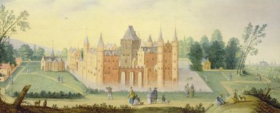 エグモンドの修道院とシャトー 作： Claes Jacobsz van der Heck