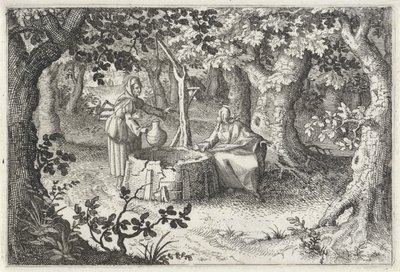 キリストとサマリヤの女 作： Claes Jansz. Visscher (II)
