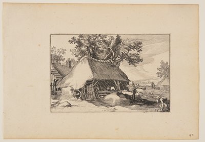 風景』より「納屋 作： Claes Jansz. Visscher