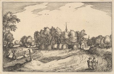 Regiunculaeの町といくつかのブラバント公国の修道院プレート13。 1610年。 作： Claes Jansz Visscher