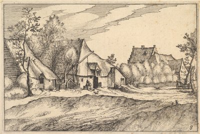ブラバントのレジジャンキュレ公国からの多くの町や村の農夫、およそ。 1610年。 作： Claes Jansz Visscher