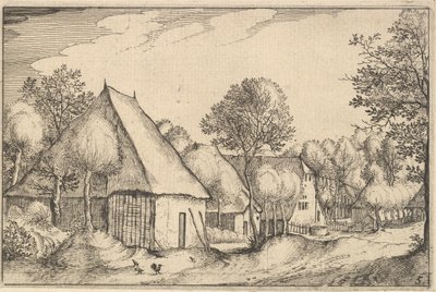 農場、Regiunculaeの町のプレート5といくつかのブラバント公国。 1610年。 作： Claes Jansz Visscher