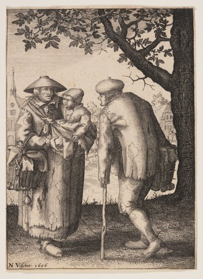 農民家族 作： Claes Jansz. Visscher