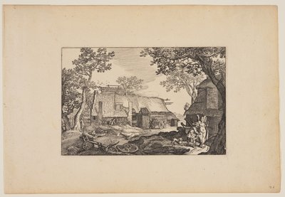 風景』より「トビアスと天使 作： Claes Jansz. Visscher