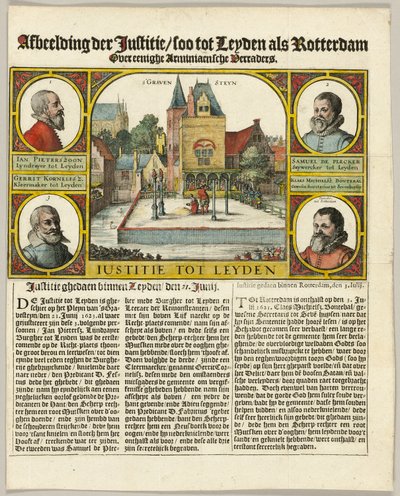 ライデンにおけるアーミン派の処刑 作： Claes Jansz. Visscher II