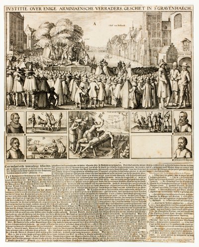 ハーグにおけるアーミン派の処刑 作： Claes Jansz. Visscher II