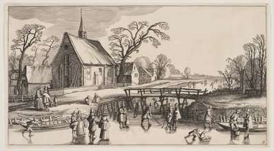 冬の風景（『風景』より） 作： Claes Jansz. Visscher II