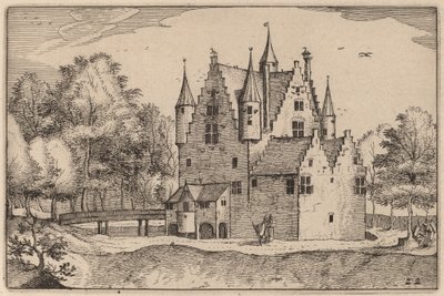 城 作： Claes Jansz Visscher after Johannes van Doetechum, the Elder after Lucas