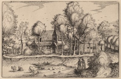 池 作： Claes Jansz Visscher after Johannes van Doetechum, the Elder after Lucas