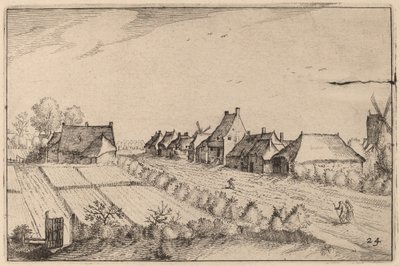 畑と道 作： Claes Jansz Visscher after Johannes van Doetechum, the Elder after Lucas
