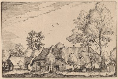大農場 作： Claes Jansz Visscher after Johannes van Doetechum, the Elder after Lucas