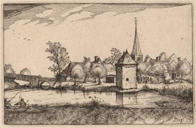 池と村 作： Claes Jansz Visscher after Johannes van Doetechum, the Elder after Lucas