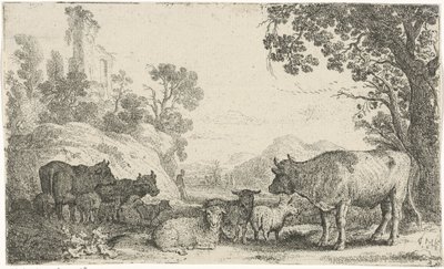 牛のいる風景 作： Claes Moeyaert