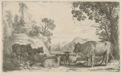 牛のいる風景 作： Claes Moeyaert