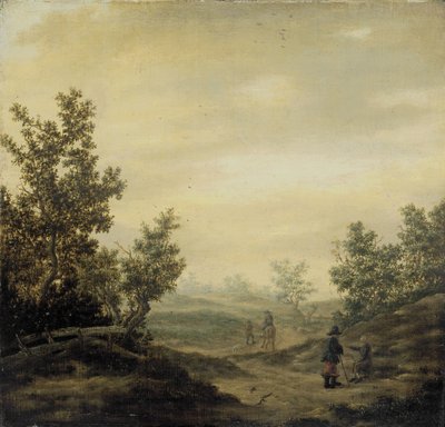 砂丘の道 作： Claes van Beresteyn (attributed to)