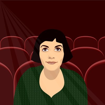 Amelie at the Flix 作： Claire Huntley