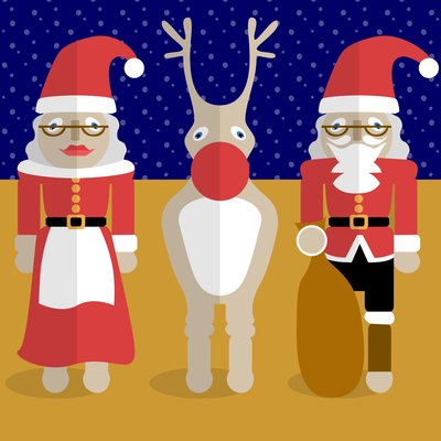 クリスマス家族 作： Claire Huntley