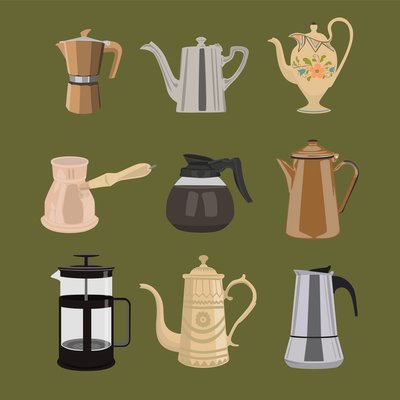 コーヒーポット 作： Claire Huntley