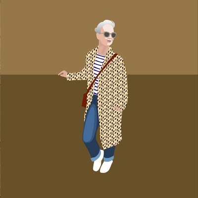 ThatsNotMyAgeの創設者であるAlyson Walshの肖像 作： Claire Huntley