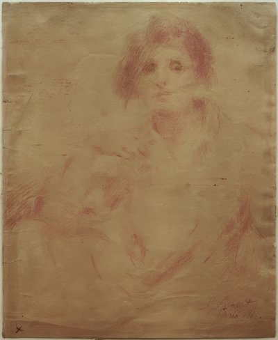 自画像 作： Clara Siewert