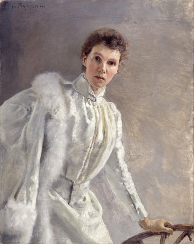 自画像、1894 年。 作： Clara von Rappard