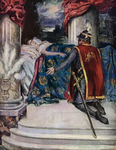 I Dreamt That I Dwelt In Marble Halls（カラーリトグラフ 作： Clarence F. Underwood