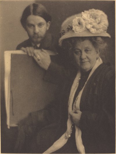 アルヴィン・ラングドン・コバーンと彼の母親 作： Clarence H. White