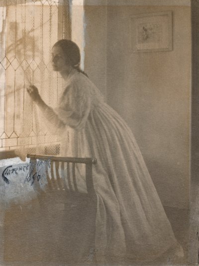 窓際、1896年。 作： Clarence H. White