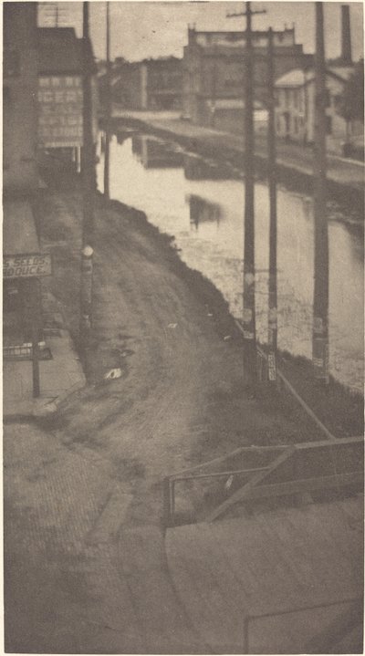 電信柱 作： Clarence H. White