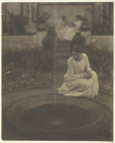 噴水、19051906。 作： Clarence H White