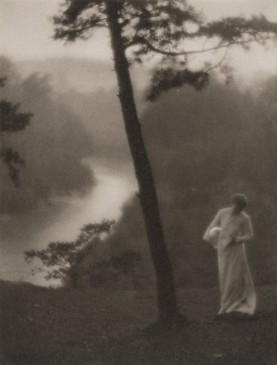 朝、1908年7月発行（グラビア） 作： Clarence Hudson White