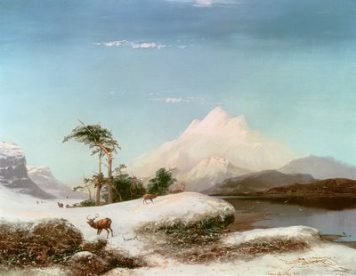 スコットランド高地、1873 作： Clarence Roe