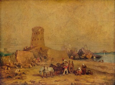 海岸の風景、19世紀、1924 作： Clarkson Stanfield