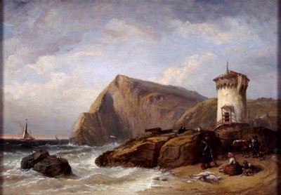 テッラチーナ タワー、1854 年 作： Clarkson Stanfield