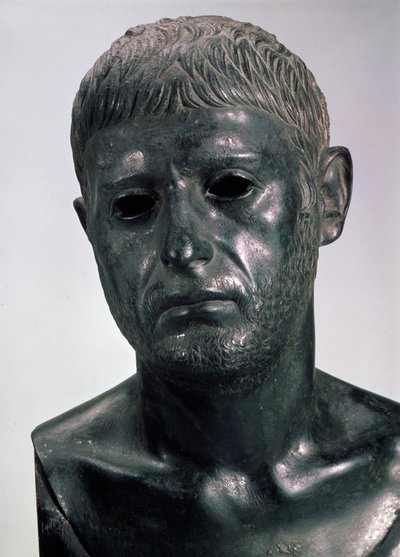 ローマのセクストスポンペイの肖像、1世紀の2H。紀元前 作： Classical Antiquities