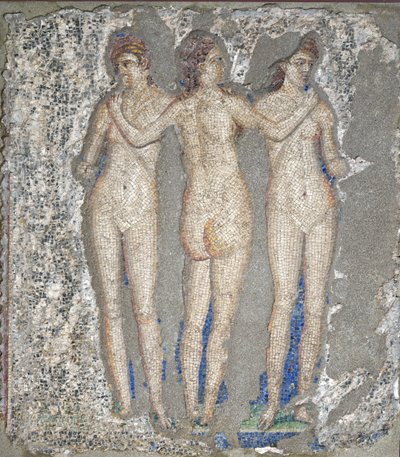 三美神、1世紀。 作： Classical Antiquities.