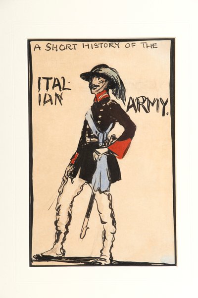 1917年のイタリア陸軍の短い歴史 作： Claud Lovat Fraser