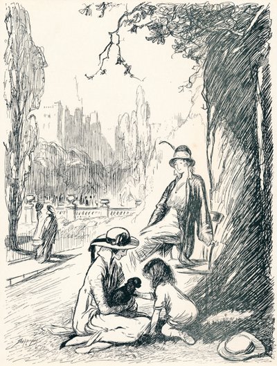 ケンジントンガーデンズ-ステージ6、c1920 作： Claude Allin Shepperson