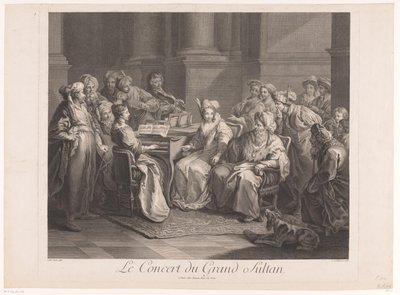 スルタンのためのコンサート Le Concert du Grand Sultan (オブジェクトのタイトル) 作： Claude Antoine Littret de Montigny