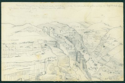 マールサバ、1873年 作： Claude Conder