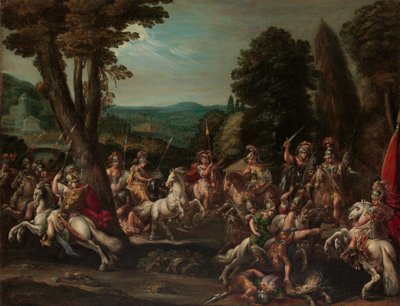 アマゾンの勝利、1620年代。 作： Claude Deruet
