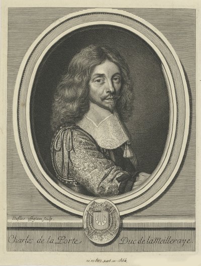 シャルルドラポルト、メイユレー公1602-1664、1690年頃。 作： Claude Duflos