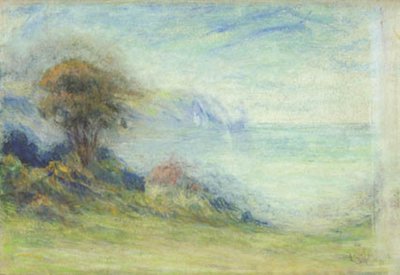 エトルタの海岸風景(?) 作： Claude Emile Schuffenecker
