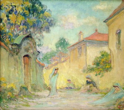 ムードンの通り（キャンバスに油彩） 作： Claude Emile Schuffenecker