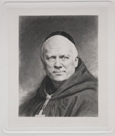 Dom Prosper Gueranger、Solesmes の修道院長 作： Claude Ferdinand Gaillard