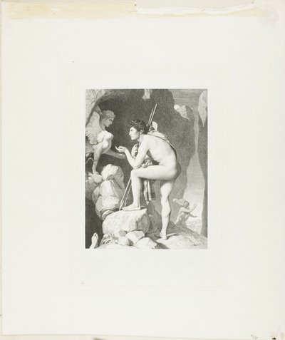 オイディプスとスフィンクス 作： Claude Ferdinand Gaillard