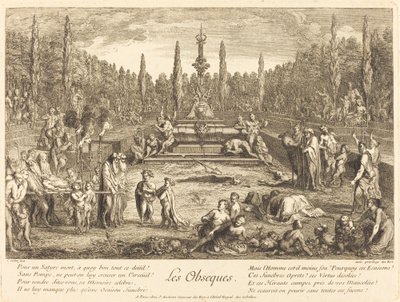 Les Obseques (葬式) 作： Claude Gillot